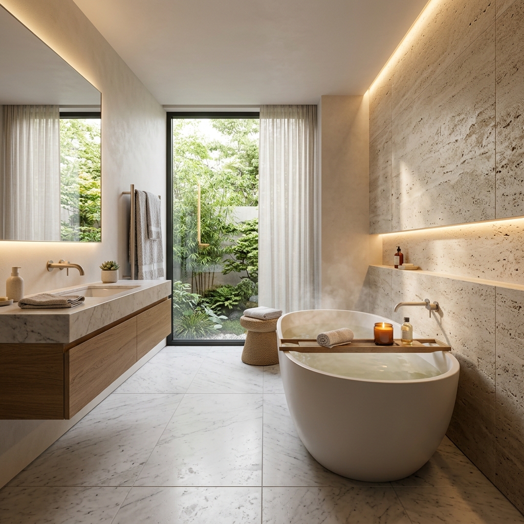 Spa-Inspired Bathrooms